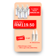Load image into Gallery viewer, Alcosof Pure+ ~ Hydrating Hand Sanitizer Surgical Hand Rub (Liquid)