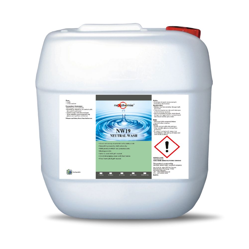 Nexchemie NW-19 ~ Neutral Wash (Industrial Laundry Detergent) – Nexteamwork